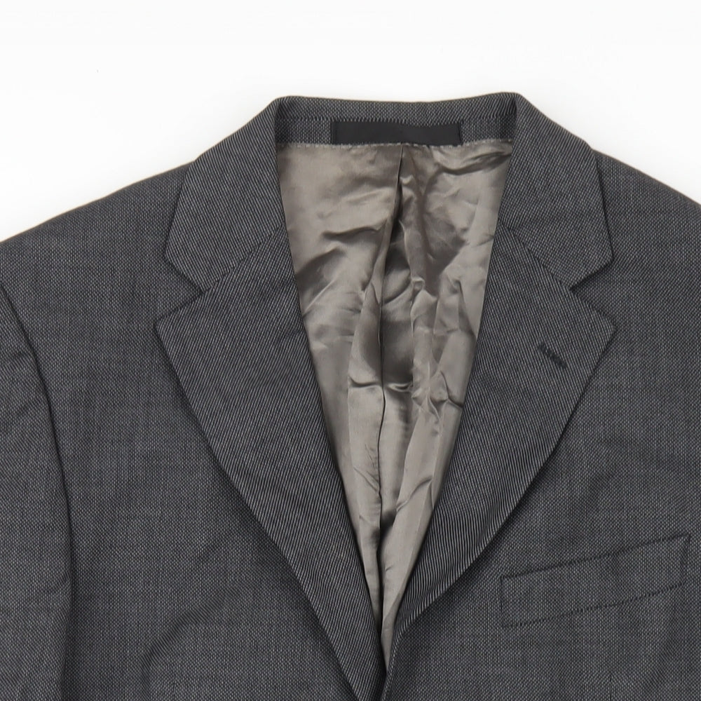 Mens UK Size 40 Marks and Spencer Regular Grey Suit Jacket