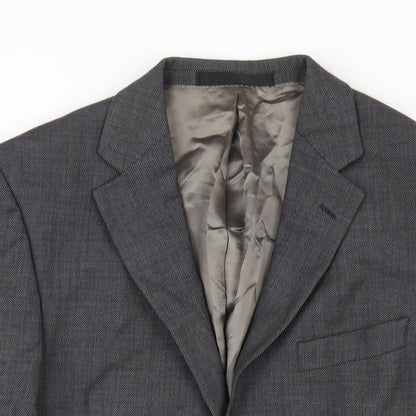 Mens UK Size 40 Marks and Spencer Regular Grey Suit Jacket