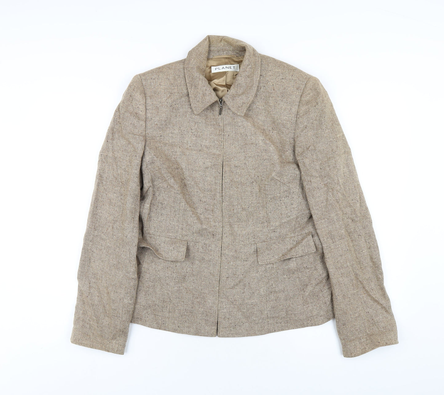 Womens UK Size 10 Planet Brown Jacket