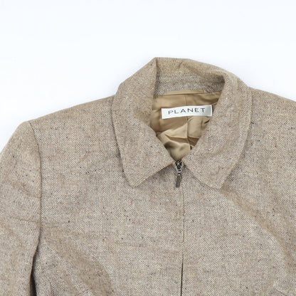 Womens UK Size 10 Planet Brown Jacket
