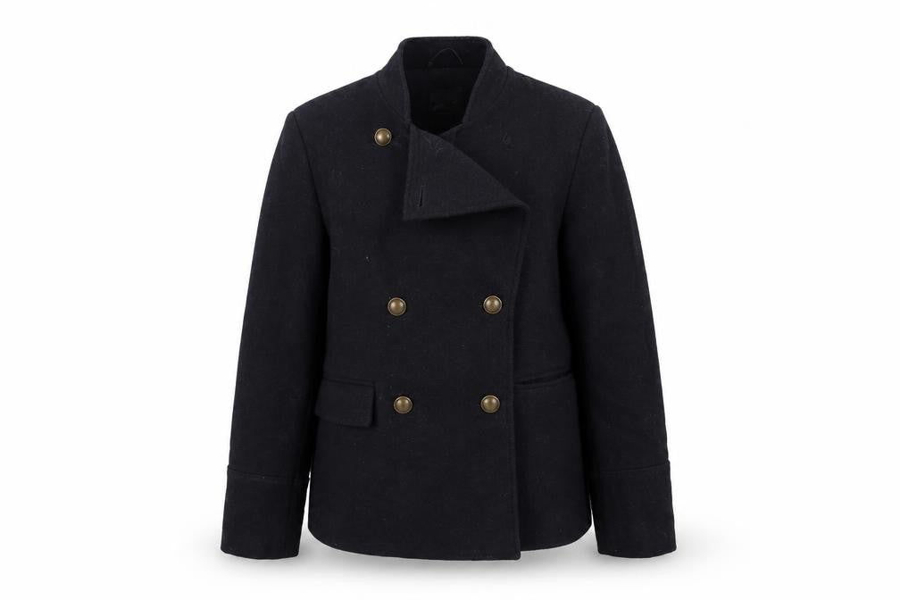 Womens UK Size 12 New Look Blue Overcoat
