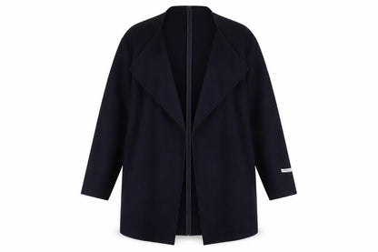 Womens UK Size S Mango Blue Overcoat