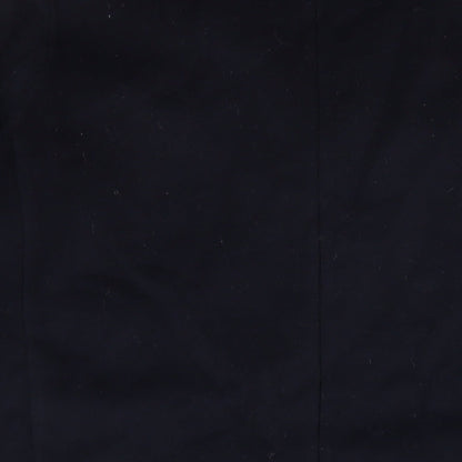 Womens UK Size S Mango Blue Overcoat