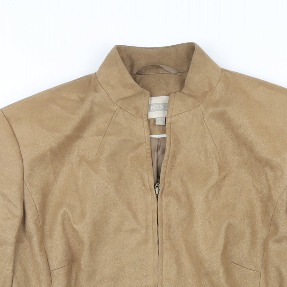 Womens UK Size 12 NEXT Brown Jacket