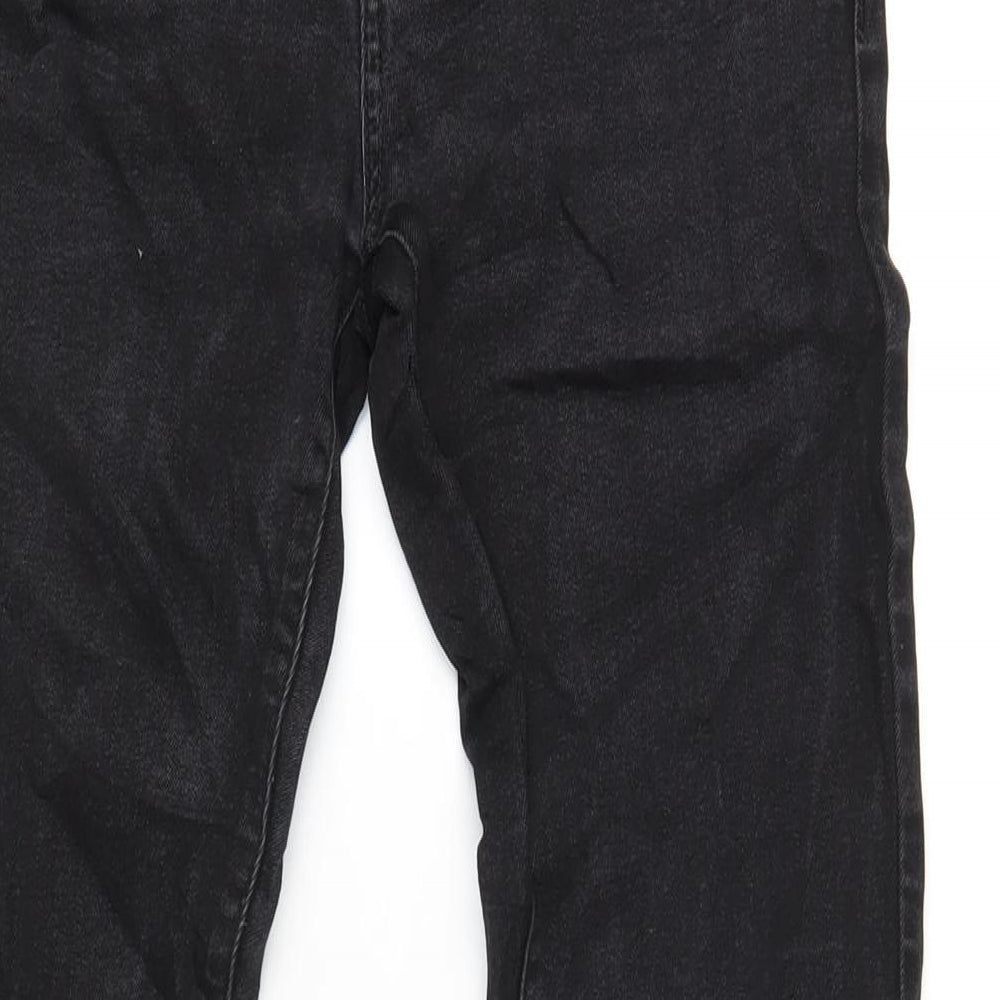 Mens UK Size 30 in Topman Regular Fit Skinny Black Jeans