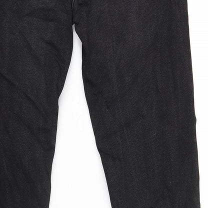 Mens UK Size 30 in Topman Regular Fit Skinny Black Jeans