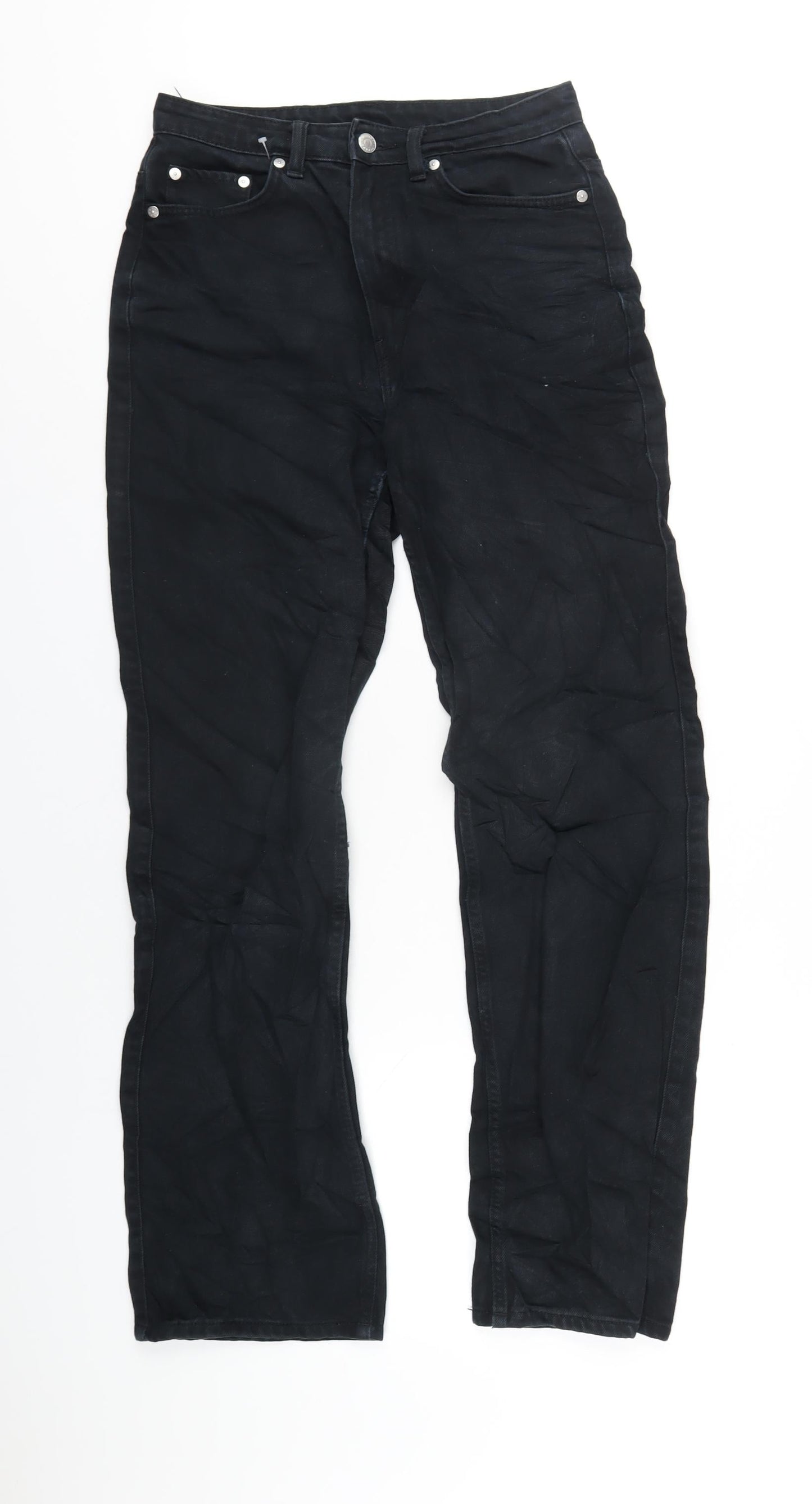 Womens UK Size 27 in VERO MODA Regular Fit Straight Black Jeans