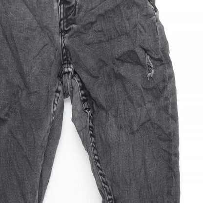 Denim & Co. Mens Grey Cotton Skinny Jeans Size 27 in L32 in Regular Button