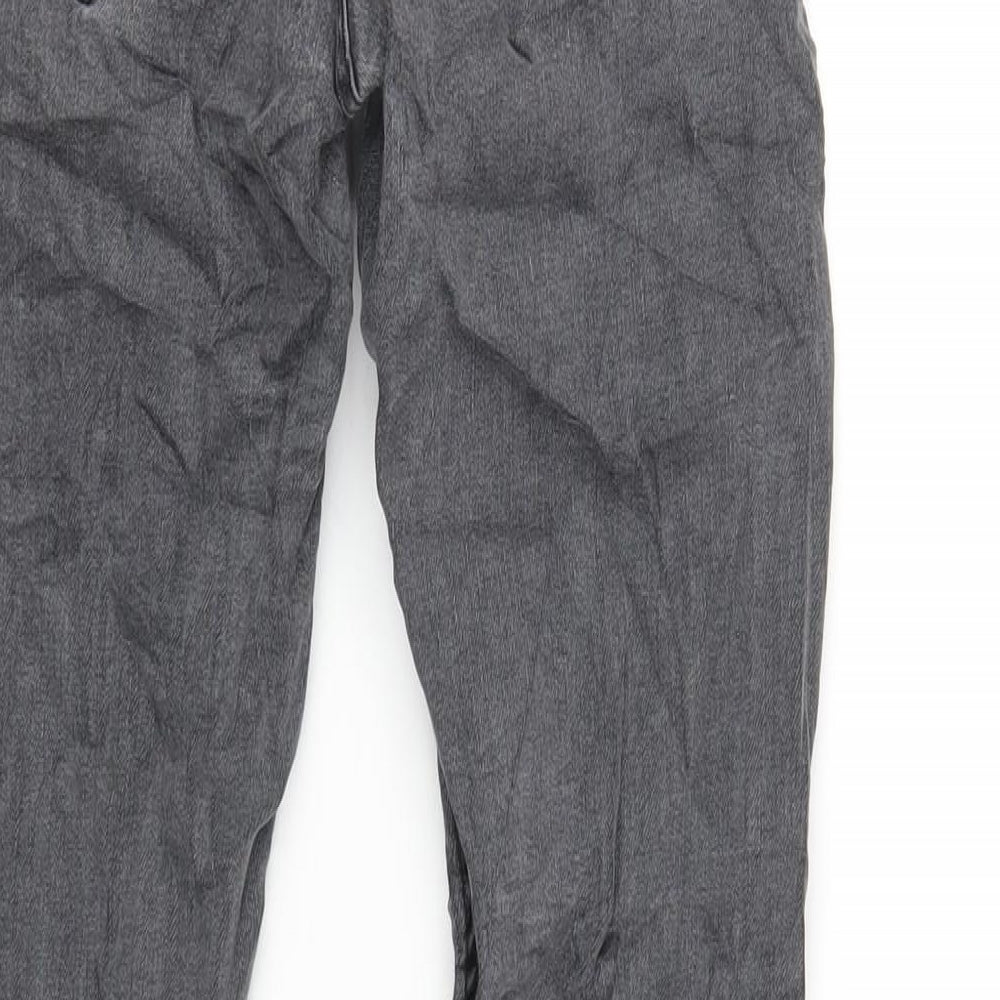 Denim & Co. Mens Grey Cotton Skinny Jeans Size 27 in L32 in Regular Button