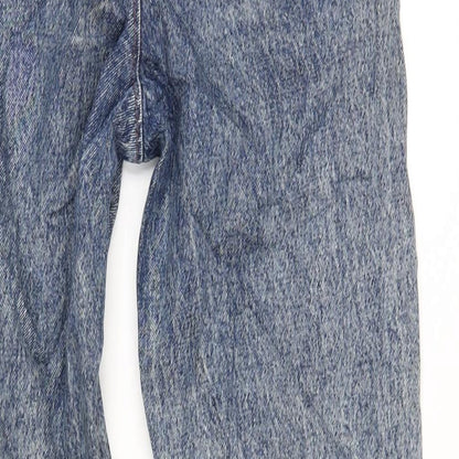 COLLUSION Womens Blue Cotton Mom Jeans Size 25 in L34 in Regular Zip