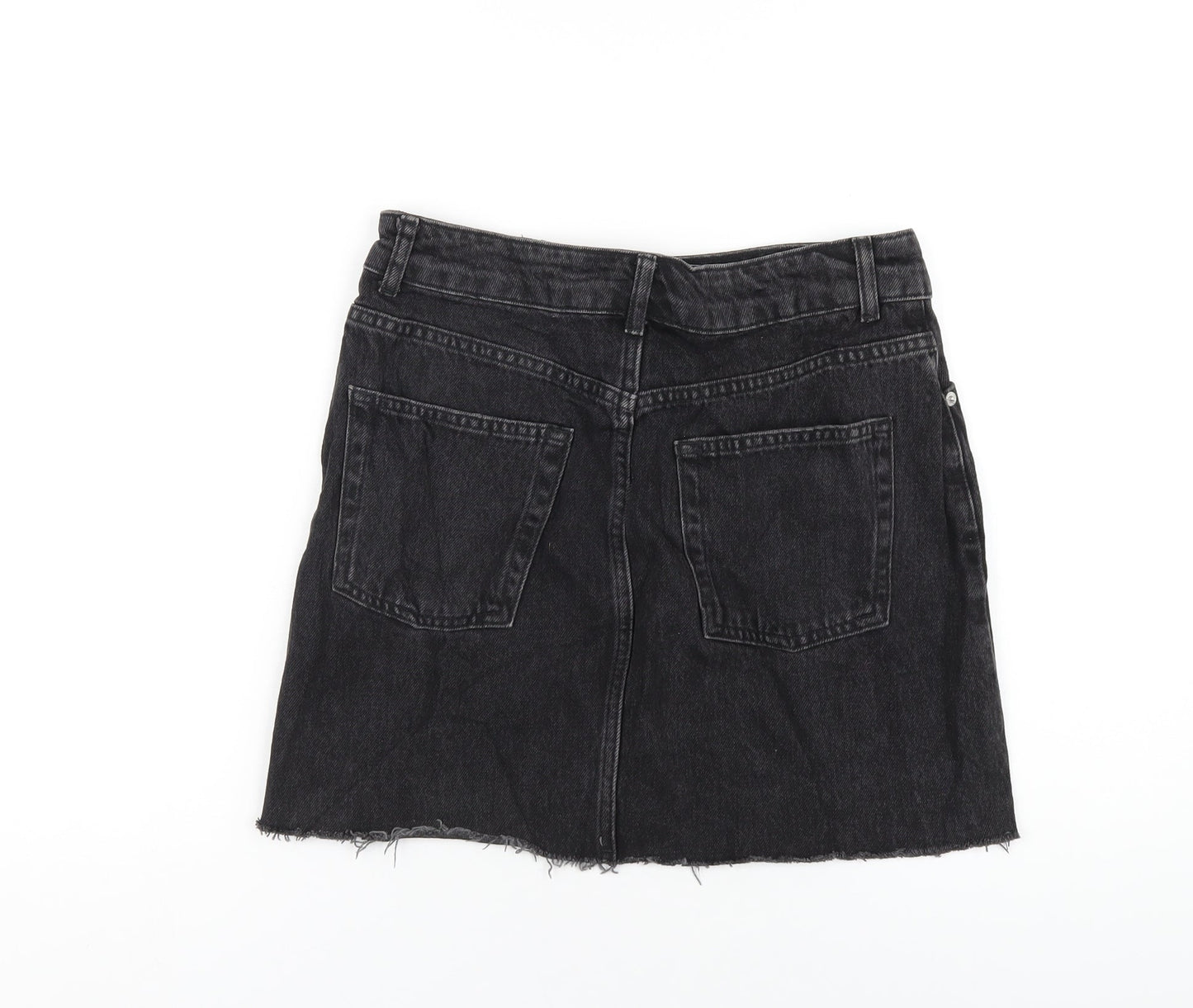 Womens UK Size 10 Topshop A-Line Denim Skirt