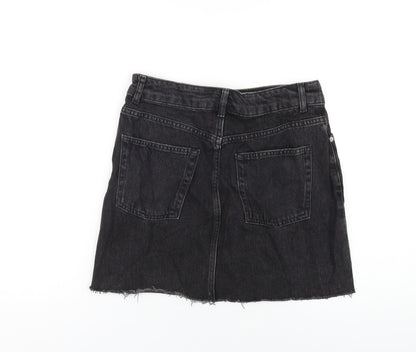 Womens UK Size 10 Topshop A-Line Denim Skirt