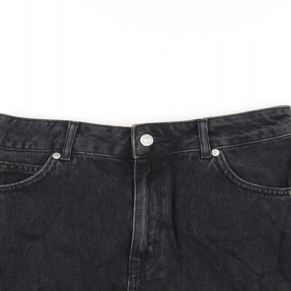 Womens UK Size 10 Topshop A-Line Denim Skirt