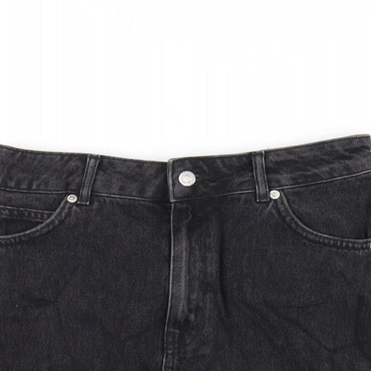 Womens UK Size 10 Topshop A-Line Denim Skirt