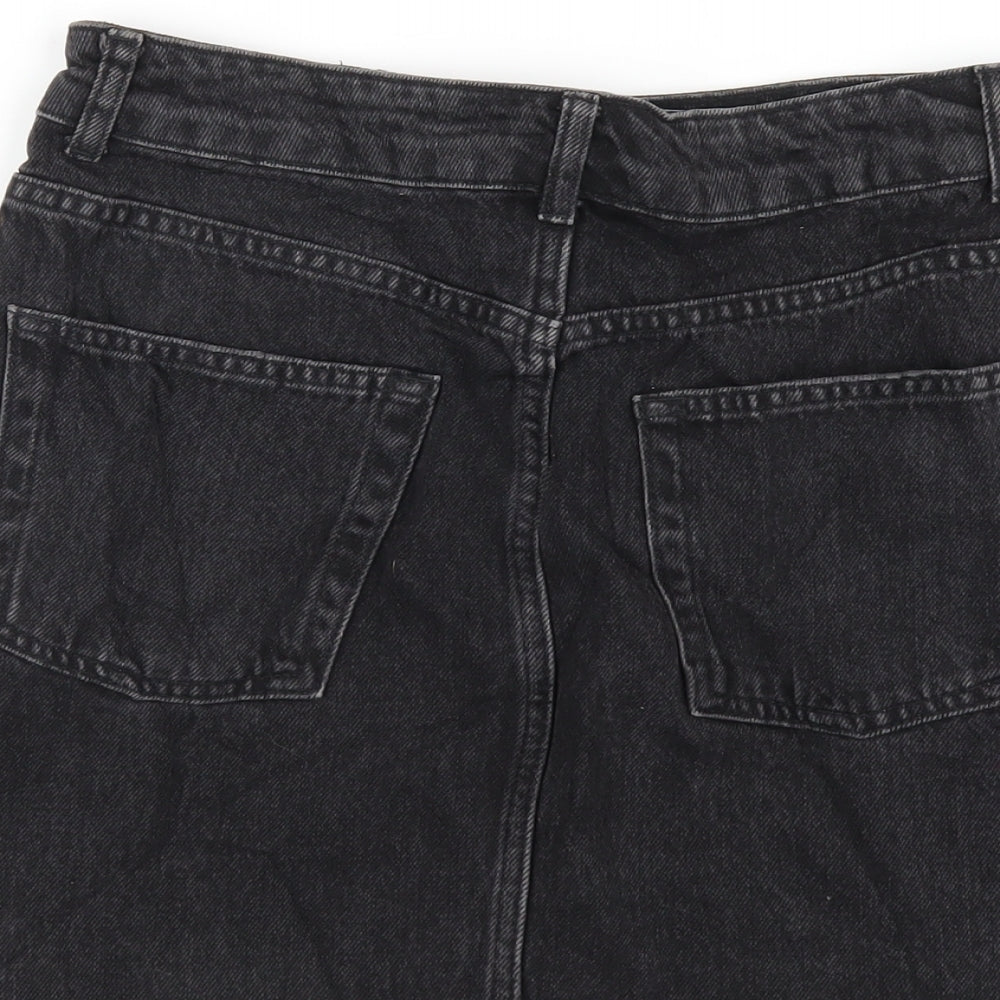 Womens UK Size 10 Topshop A-Line Denim Skirt