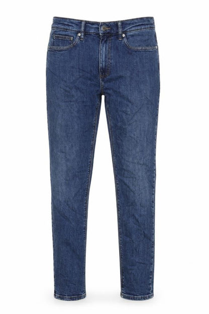 Mens UK Size 32 in Marks and Spencer Regular Fit Skinny Blue Jeans
