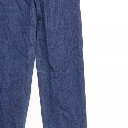 Denim & Co. Womens Blue Cotton Skinny Jeans Size 8 L32 in Regular Zip