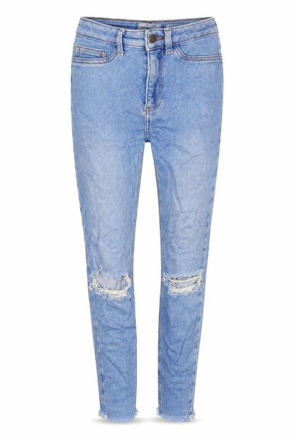 Womens UK Size 6 New Look Regular Fit Skinny Blue Jeans