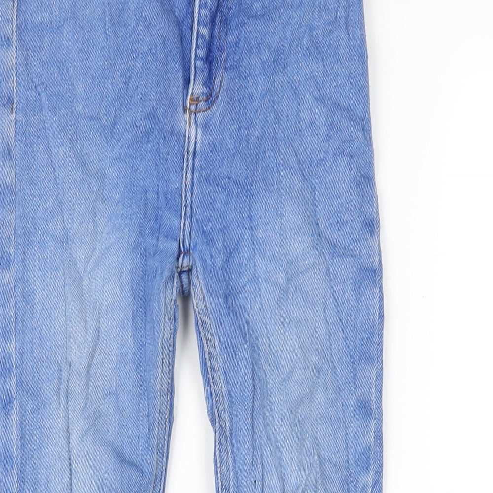 New Look Womens Blue Cotton Skinny Jeans Size 6 L25 in Regular Zip