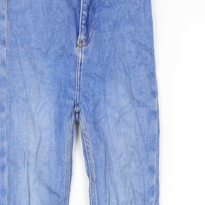 New Look Womens Blue Cotton Skinny Jeans Size 6 L25 in Regular Zip