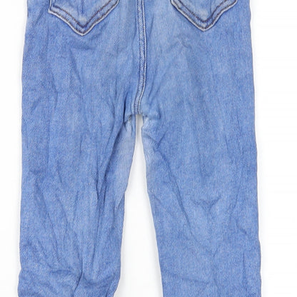 New Look Womens Blue Cotton Skinny Jeans Size 6 L25 in Regular Zip