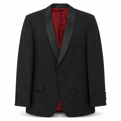 Mens UK Size 38 Fellini Regular Black Suit Jacket