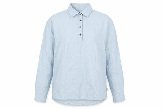 Womens UK Size L BHS Blue Basic Button-Up