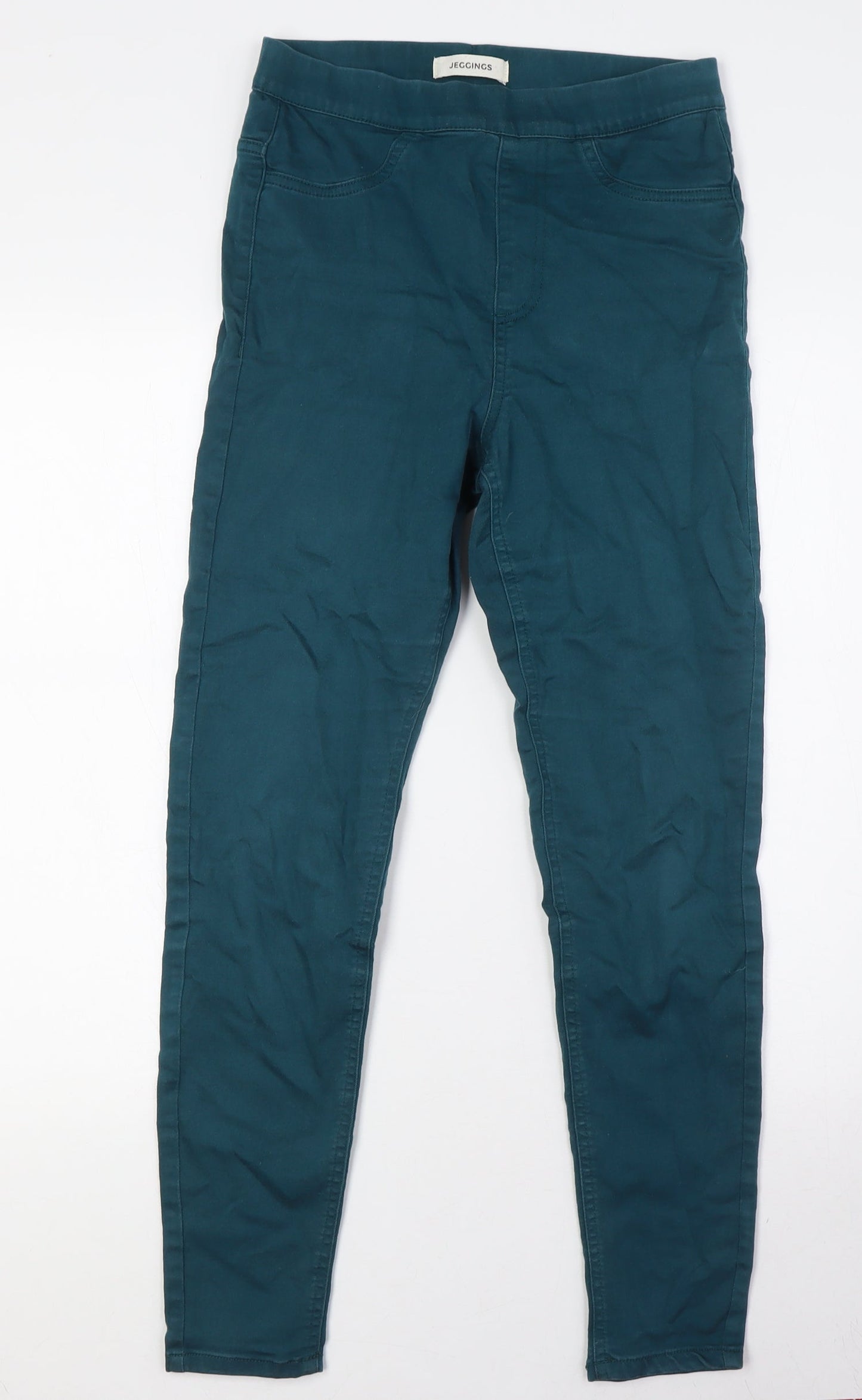 Womens UK Size 8 Marks and Spencer Regular Fit Jegging Green Jeans