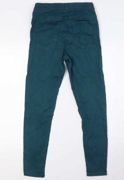 Womens UK Size 8 Marks and Spencer Regular Fit Jegging Green Jeans