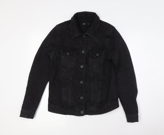 Womens UK Size M TEX Black Jacket