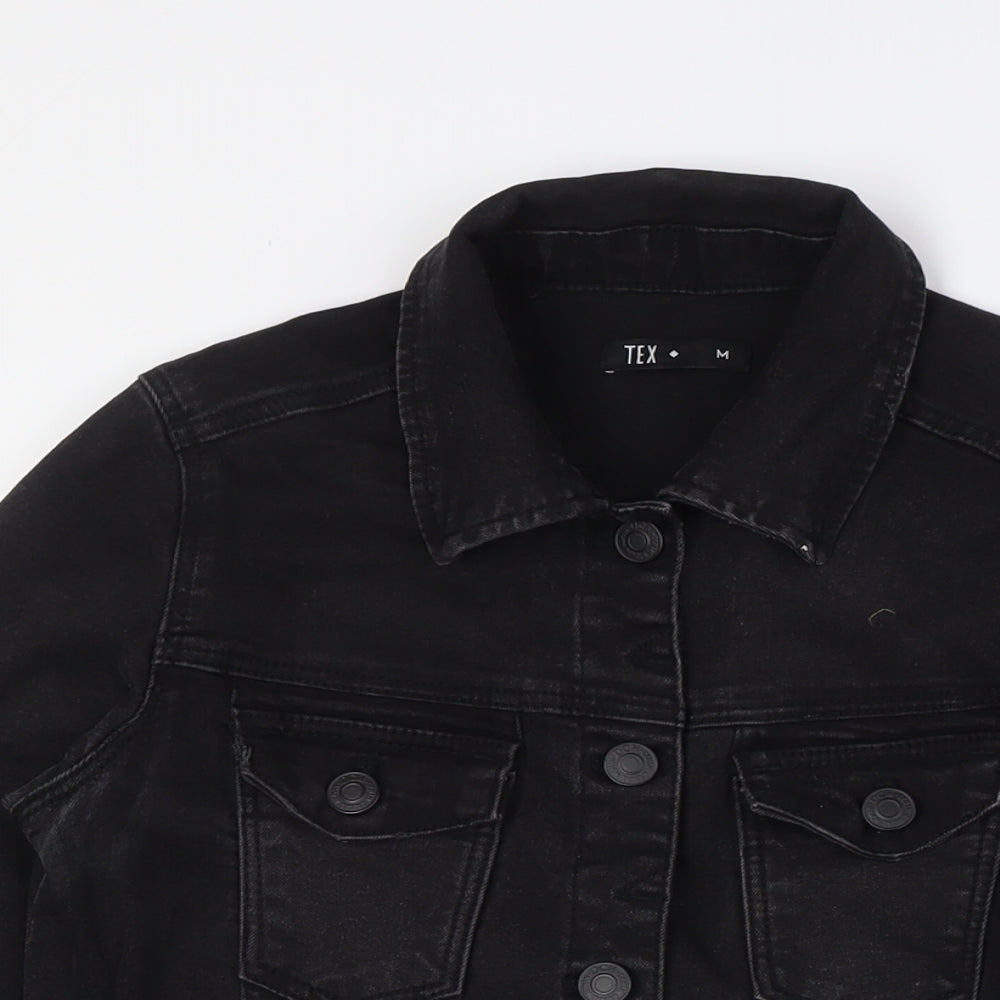 Womens UK Size M TEX Black Jacket