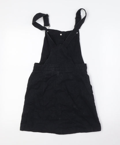 Divided by H&M Womens Black Cotton A-Line Size 6 Square Neck