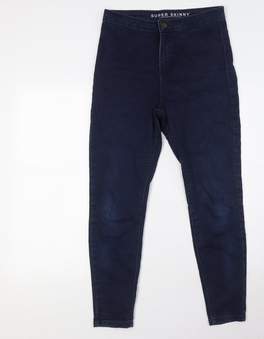 Womens UK Size 12 Marks and Spencer Slim Fit Skinny Blue Jeans
