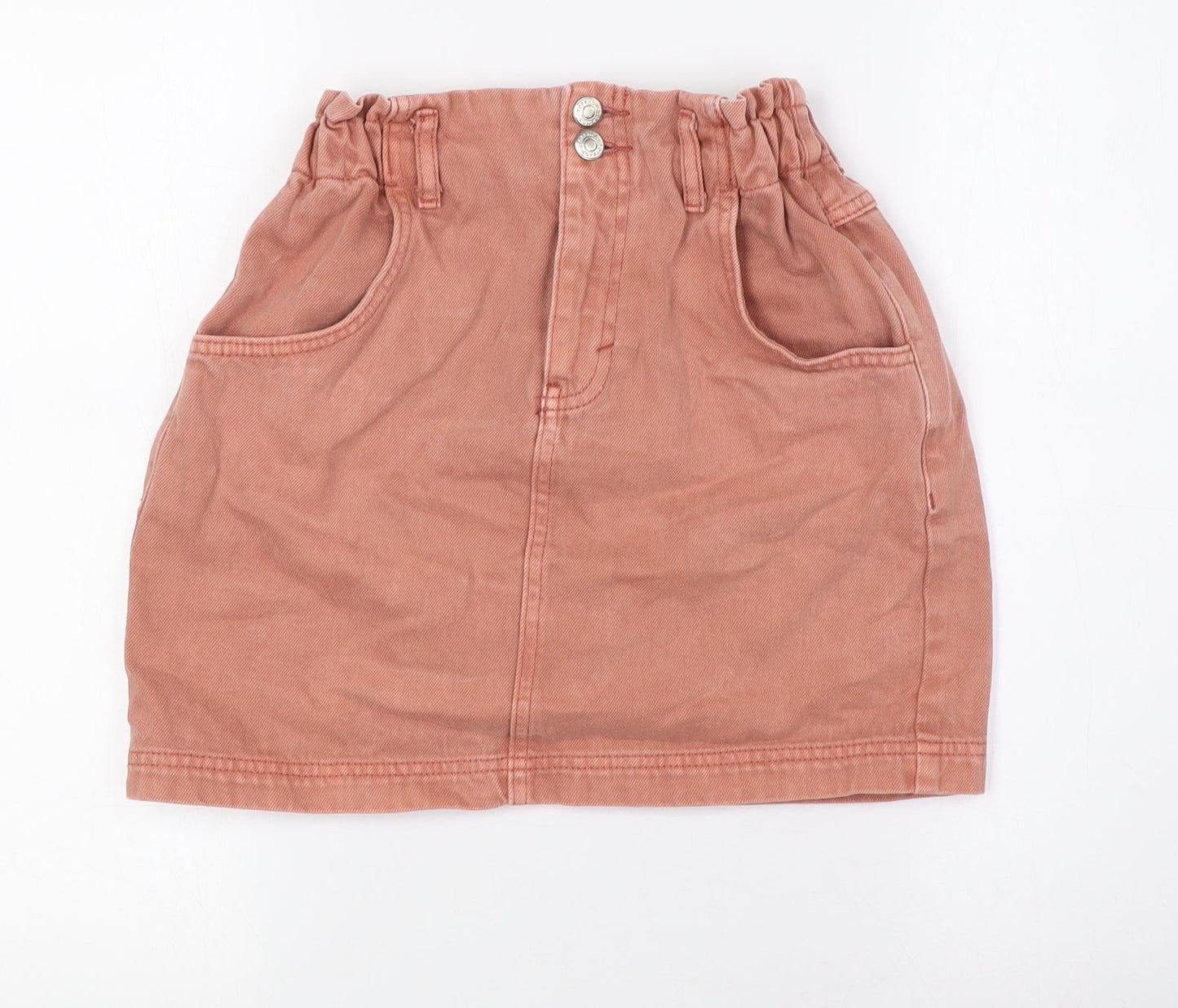 Womens UK Size 8 Topshop A-Line Denim Skirt