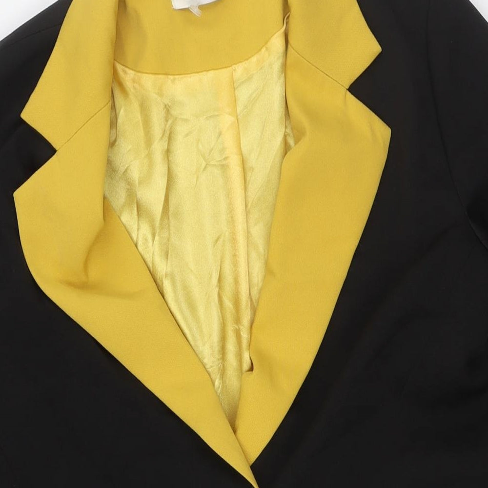 Jubylee Womens Black Jacket Size M Button