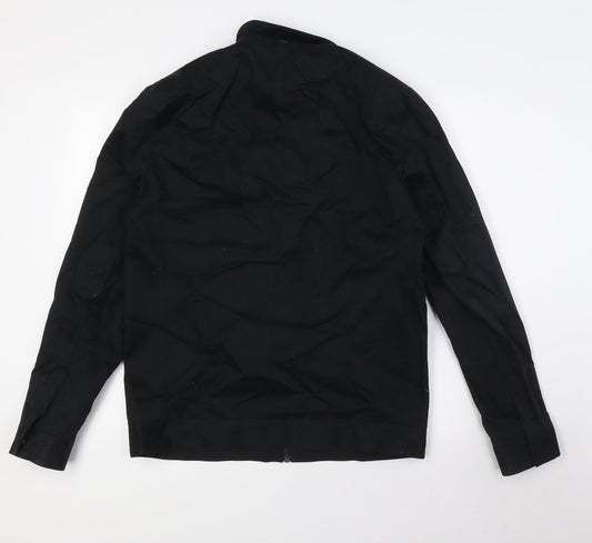 Autograph Mens Black Jacket Size S Tie