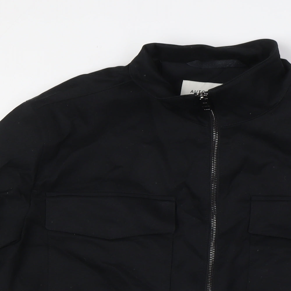 Autograph Mens Black Jacket Size S Tie