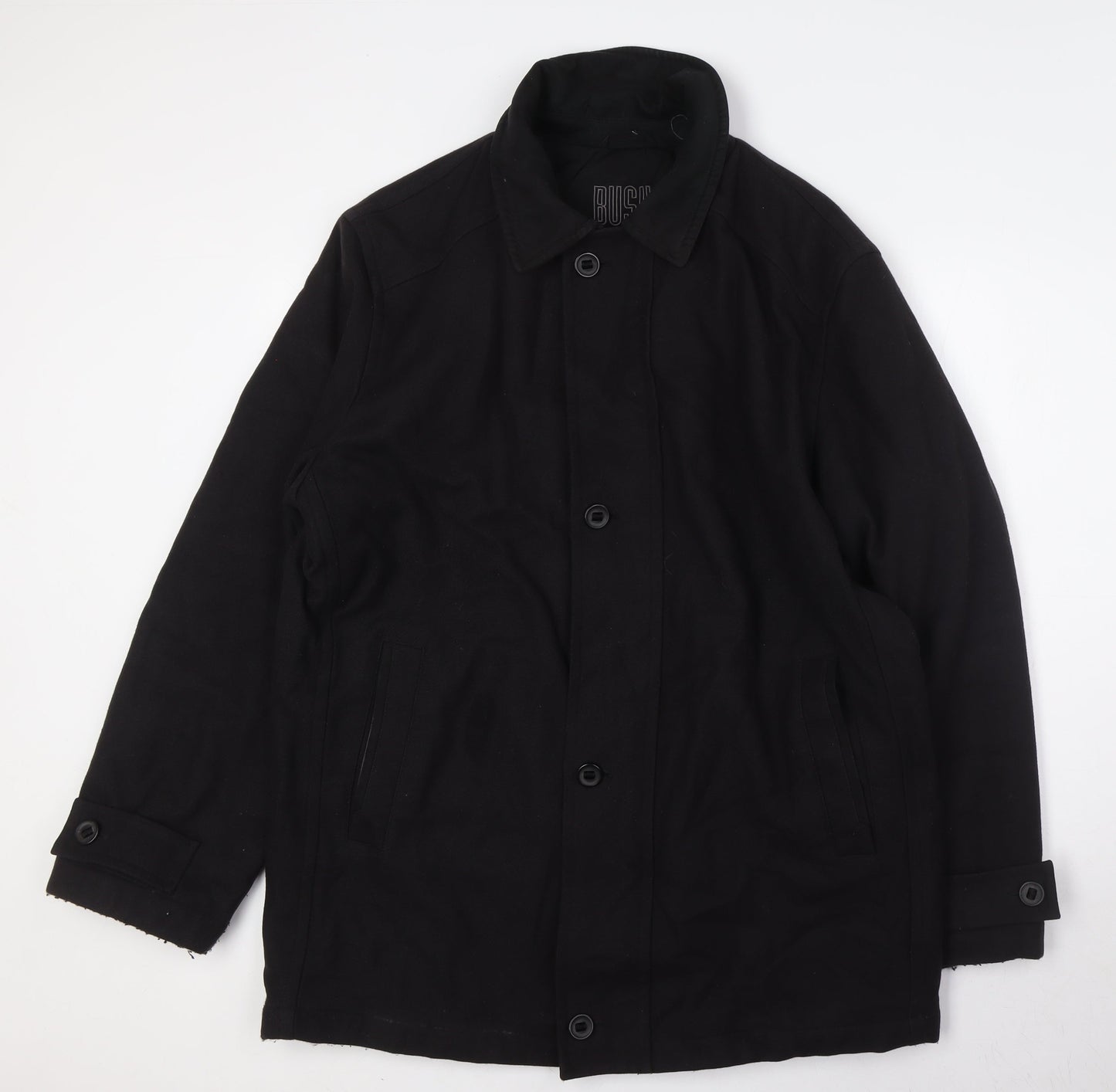 Mens UK Size 42 Bush Black Jacket