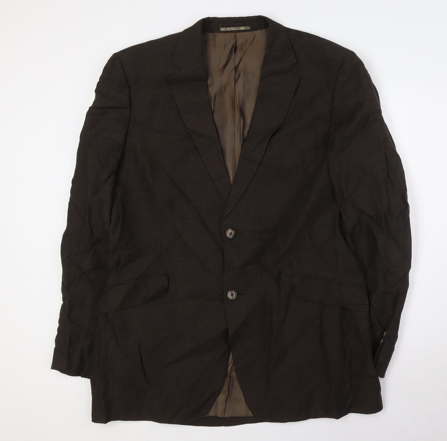 Mens UK Size 42 John Lewis Big & Tall Brown Suit Jacket