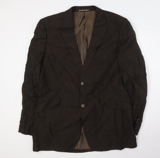 Mens UK Size 42 John Lewis Big & Tall Brown Suit Jacket