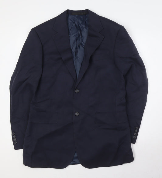 Mens UK Size 38 Marks and Spencer Regular Blue Suit Jacket