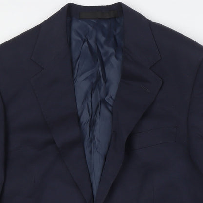 Mens UK Size 38 Marks and Spencer Regular Blue Suit Jacket