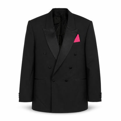 Mens UK Size 44 Varteks Regular Black Suit Tuxedo