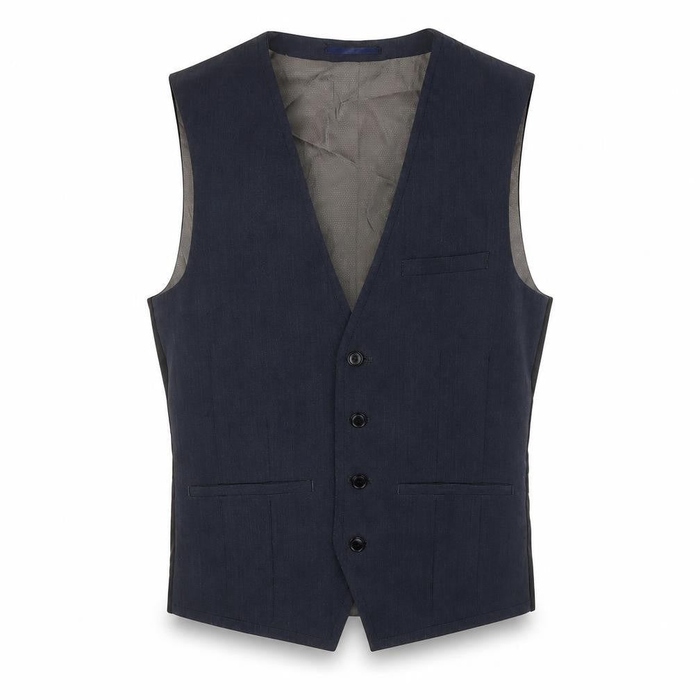 NEXT Womens Grey Gilet Waistcoat Size 36 Button