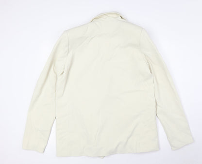 Womens UK Size 6 Misspap Ivory Jacket