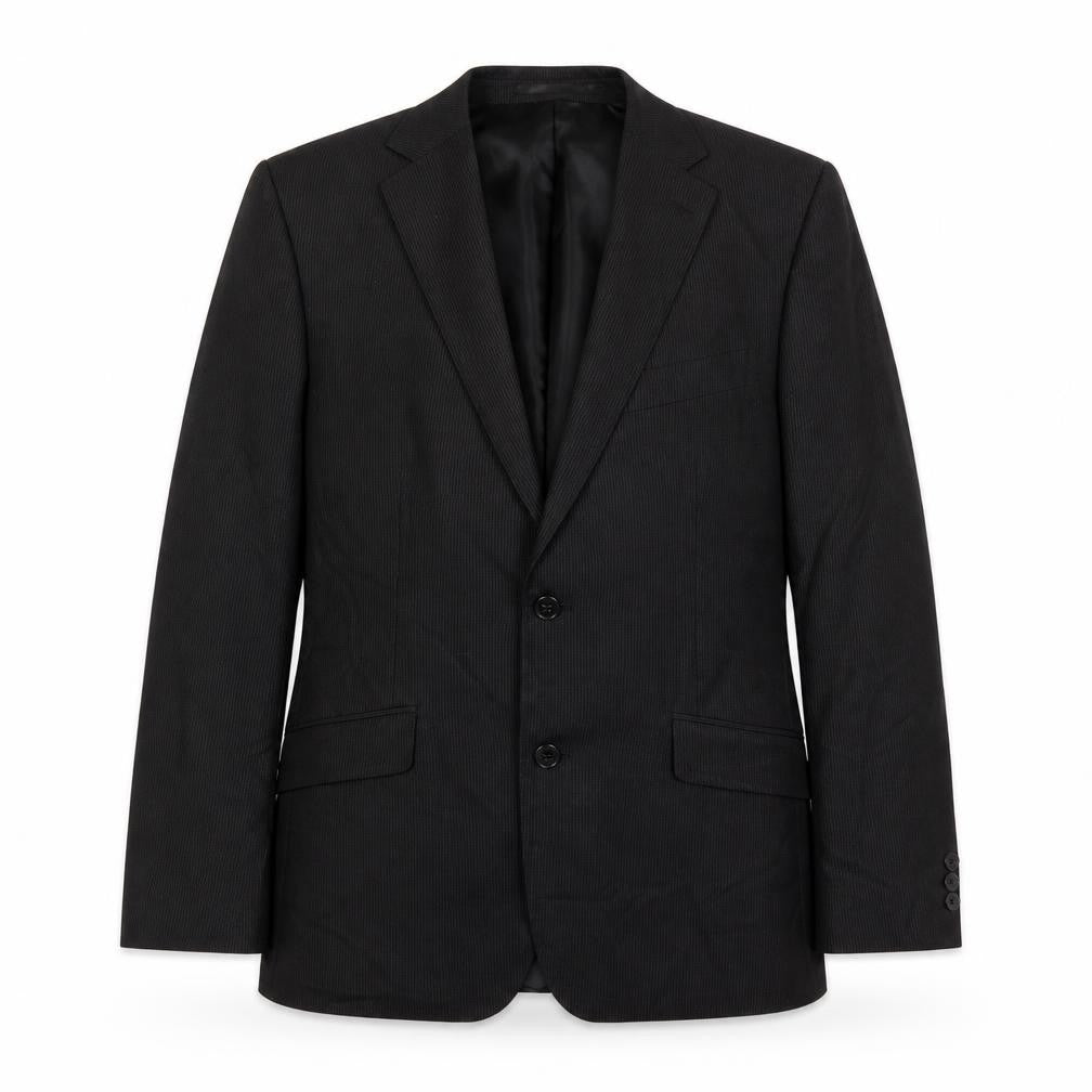 Mens UK Size 38 Karl Jackson Regular Black Suit Jacket