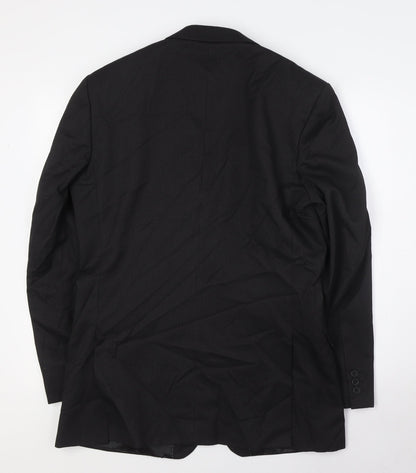 Mens UK Size 38 Karl Jackson Regular Black Suit Jacket