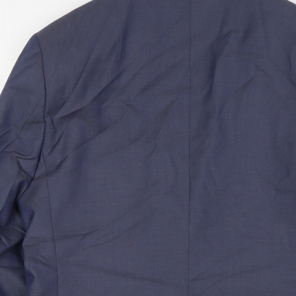 Mens UK Size 36 Marks and Spencer Regular Blue Suit Jacket