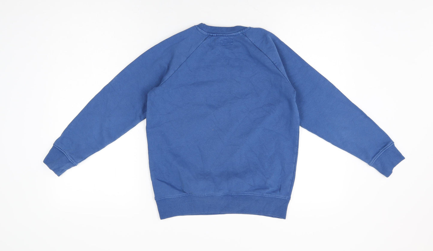 NEXT Boys Blue Cotton Pullover Sweatshirt Size 10 Years Pullover