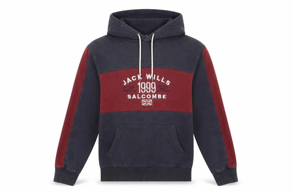 Mens UK Size S Jack Wills Black Pullover Hoodie